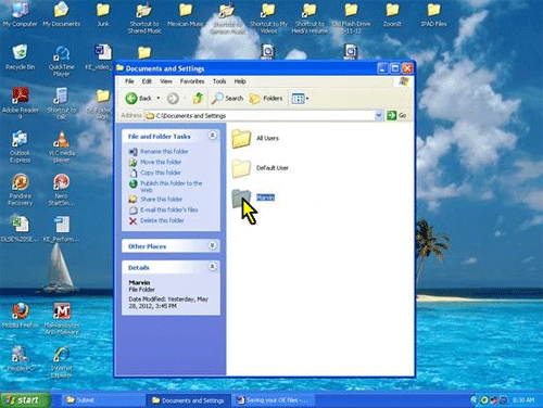 Windows Explorer, Folders